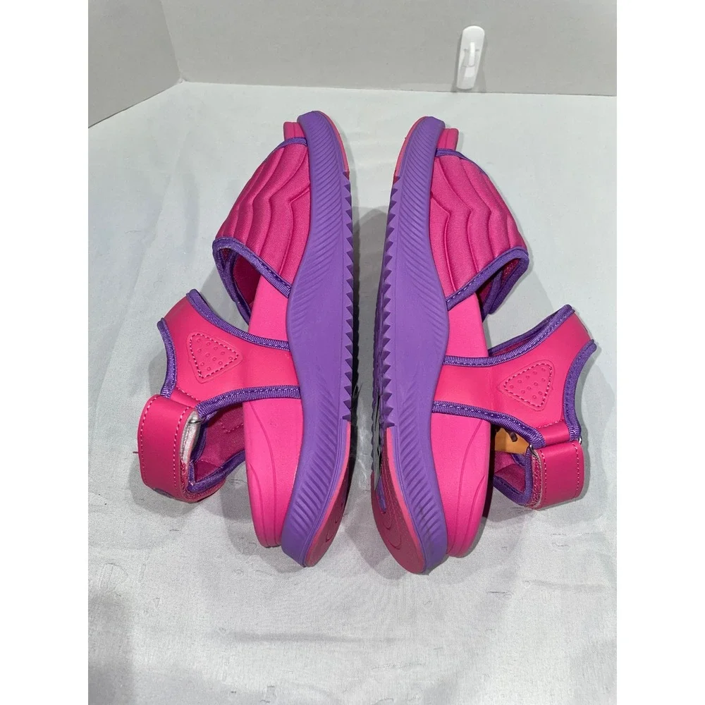 ONCAI Women Sport Sandals Pink Purple Platform Strappy Comfort Shoes Size 9.5